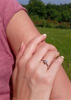 Ring Damiani Woman Scelgo Te in White Gold Diamante 0.35 Ct 20087514 - 20087514